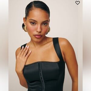 NWOT reformation tagliatelle silk top